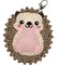 DIY Sew Cute Hedgehog Kids Beginner Felt Backpack Clip Sewing Kit